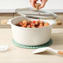 SENSARTE Nonstick Ceramic Cookware Set 23-Piece, Pots And Pans Set, Kitchen Cooking Set With Stay-Cool Handles, Silicone Utensils And Pot Protectors, PFAS & PFOA - 白色 - 查看 9