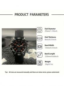 5pcs/Set Fashionable Casual Men's Quartz Watch, Wallet, Keychain, Sunglasses, Belt Gift Box Set