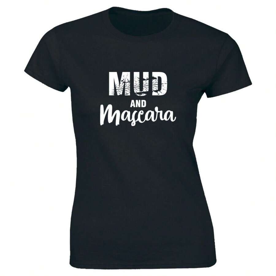 Mud And Mascara Kind Of Girl Women's T-Shirt Adventure Tee - Black - View 1