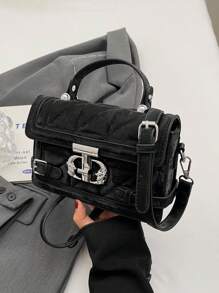 2025 New Fashionable Summer Crossbody Bag For Women, And Multi-Functional Small Square Handbag - Black - View 7