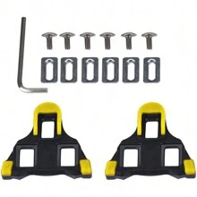 1 Pair Bicycle Shoe Cleats Self-Locking Pedal Clips For Mountain Bike And Road Bike Cycling Shoes, 6° - Multicolor - View 7