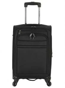 TPRC Lexington 20" Rolling Expandable Carry-On 4-Wheel Spinner Luggage - Purple - Black - View 9