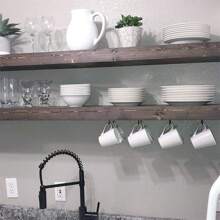 3~10pcs Vinyl Coated Ceiling Hooks,Screw-In Mug Hooks,Multi-Function Wall Hooks Kitchen Hooks Cup Hooks For Indoors Outdoors ( 1-1/4 Inch) - Multicolor - View 7