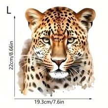 1pc/2pcs/3pcs Ink Art Leopard - Heat Transfer Patch, DIY Iron-On Washable Patch, Suitable For DIY T-Shirts, Jeans, Sweatshirts, Handbags, Pillows