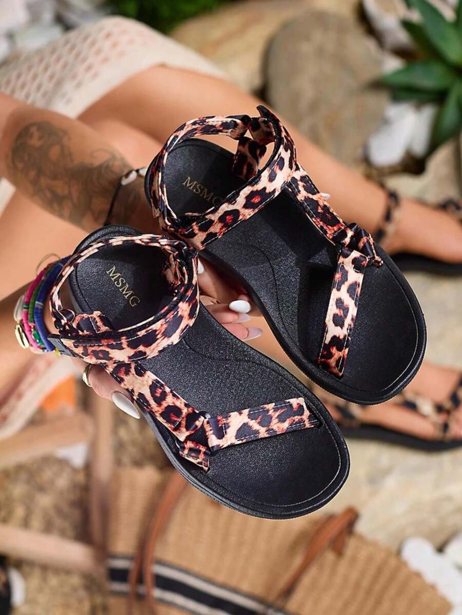 Royalfashion Beige Women's Sandals Leonno Stylish Sandals Summer Sandals For Women - Red - View 1
