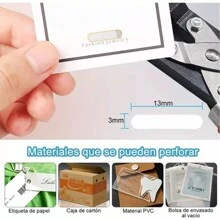 Flat Hole Punch Clip For 13x3mm PVC Badge