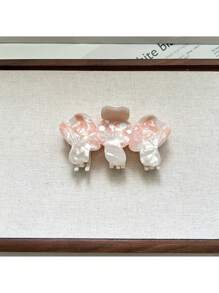 蘑菇发夹、南瓜发夹、黄瓜发夹、可爱流行亚克力发夹、女士大发爪、新款心形亚克力发夹、彩虹甜美优雅黄瓜发夹、发饰、爪夹、发夹 - 彩色 - 查看 16