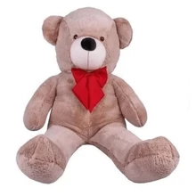 Urso Avelã com Laço Vermelho