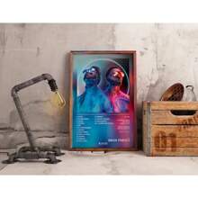 1pc Singer Two Brothers By PNL Music Album Cover Poster And Printed Wall Art Pictures Canvas Painting Home Decor Gift No Frame