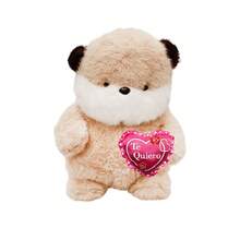 Importadora La Merced Valentine's Day Gift Plush Soft Fluffy Bear With Heart Love Phrases - 淺粉色 - 查看 1