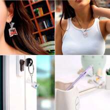 2/10 chiếc móc khóa hình cá vàng bằng nhựa, 10 màu mặt dây chuyền hình túi cá bằng nhựa 3D hình túi nước cá vàng dùng làm đồ trang sức tự làm bông tai vòng tay móc khóa đồ thủ công - Nhiều màu - Xem 8