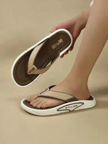 Men's Flip Flops New Summer Outdoor Non-Slip Sports Casual Thong Slippers Male Thick Sole Sandals - View 3