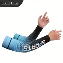 1 Pair Summer Outdoor Breathable Arm Sleeves, UV Protection Suitable For Cycling