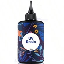 Resin Jewelry Making Kit, 300g Crystal Clear Resin With Ligh, DIY Jewelry Making Resin Kit, Resin Starter Kit For Keychain And Earring Making - Purple - View 2