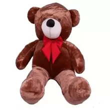 Urso Mel com Laço Vermelho