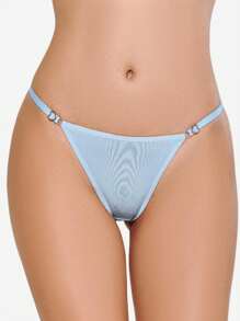 Kit 15 Double String Panties Adjustment Dental Floss Comfort Lingerie Women's Thong Butt Lifter - 彩色 - 查看 10