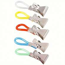 5/10 Set Of Colorful Metal Towel Clips - Easy To Install, Wall Hanging Hooks For Kitchen And Bathroom Storage, Practical Hooks,Beachwear,Spring,Minimalist,Summer Tops