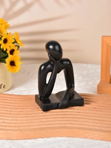 1pc Modern Minimalist Bookend, Abstract Family Of Three Decor, Suitable For Entryway, TV Stand, Cabinet, Etc. - Multicolor - View 12