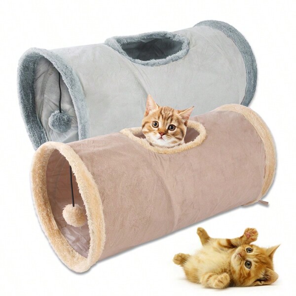 Pet Toys Hot Selling Suede Cat Teasing Straight Channel With Plush Foldable Pet Toy Cat Tunnel.Fish,Puppy Keep,Puppy Keep Puppy Keep,Puppy Keep On Home,Bird Bath,Pet,Meine Welpe,Nourris Ton Chiot Aujourd'hui,Nourris Ton Chiot Gains Faciles