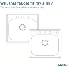 Moen Spot Resist Stainless One-Handle High Arc 4-Hole Kitchen Faucet With Side Sprayer And Soap Dispenser, 87042SRS - 1 - 查看 3