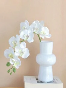1/3/5/10 PEÇAS Flores de Orquídea Artificiais, 9 Grandes Hastes de Flores de Orquídea Phalaenopsis de Toque Real e Vibrantes, Arranjos Clássicos de Orquídeas Artificiais, Flores de Orquídea Phalaenopsis de Seda Decorativas, Ramos de Flores Artificiais para Decoração Doméstica da Sala de Estar, Arranjo Floral de Casamento de Hotel, Bela Decoração Doméstica para Halloween, Ano Novo Chinês, Ótimos Presentes para Namorada e Mãe no Dia dos Namorados e Dia das Mães, Dia dos Namorados, Presente