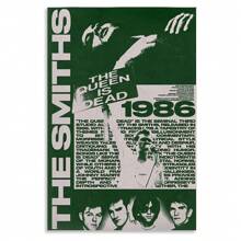 1 pezzo cartellone musicale della band rock The Smiths in tela senza cornice, cartellone cinematografico e musicale retrò di alta qualità, stampa da parete HD, decorazione per la casa, studio