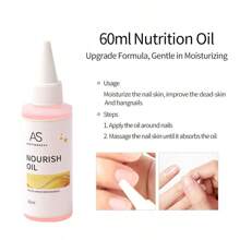 60毫升角质层护理油，滋养指甲边缘，预防倒刺，大容量 - 無色 - 查看 9