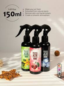 1 peça/2 peças, Aromatizador de Ar/Spray de Fragrância 9 Aromas, Fragrância para Casa/Carro/Roupas/Guarda-Roupas, Aromatizador Doméstico, Aromatizador de Banheiro, Fragrância Poderosa, Fragrância de Longa Duração, Remove Odores, Ar Fresco, Adequado para Decoração de Casa, Carro, Salas de Estar, Quartos, Banheiros, Salas de Estudo, Guarda-Roupas, Armários de Sapato, Armários, Salas de Animais de Estimação, Escritórios, Hotéis, Casamentos, Dia das Mães