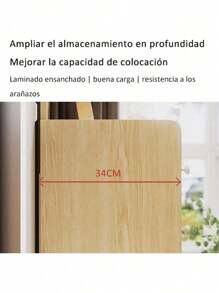 Minimalista Buro De Cama Dormitorio De Madera Con 2 Cajones - Gris - Ver 4