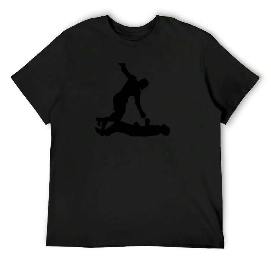 Camiseta con motivo de árbol y rostro para mujer con gráfico de naturaleza y arte de árboles - Negro - Ver 1