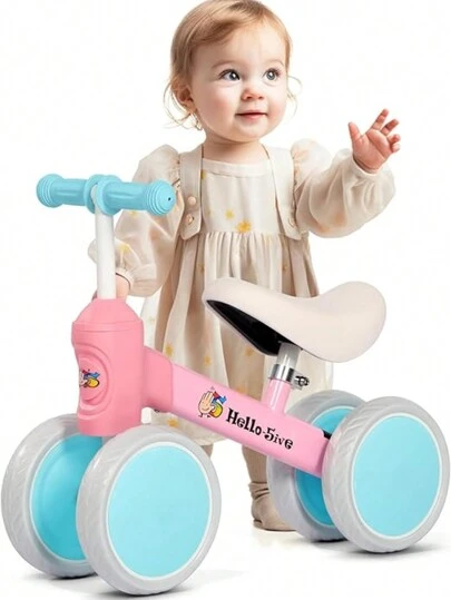Balance Bike,Indoor Outdoor Toys Ride On Bike No Pedals For 1-3 Year Old Boys Girls Kids Toddlers First Bike, Best Gift