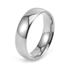 4pcs Stainless Steel Couple Rings, 4mm/6mm/8mm Diameter 1.8cm, Suitable For Valentine's Day Gifts,Mom,Mother,Mother's Day,Gift