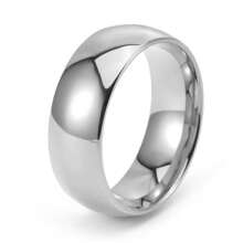 4pcs Stainless Steel Couple Rings, 4mm/6mm/8mm Diameter 1.8cm, Suitable For Valentine's Day Gifts,Mom,Mother,Mother's Day,Gift