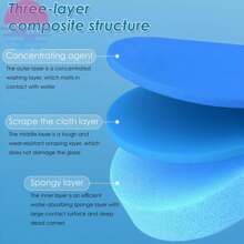 Toilet Brush Bathroom Toilet Bowl Disposable With Refill - trắng - Xem 7