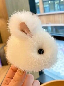 1pc Cute Cartoon Rabbit Keychain Pendant Mini Rabbit Pendant Bag Cute Key Ring Suitable For Backpack Clutch Bag And Car Keys Unisex Bridesmaid Gifts - Multicolor - View 8