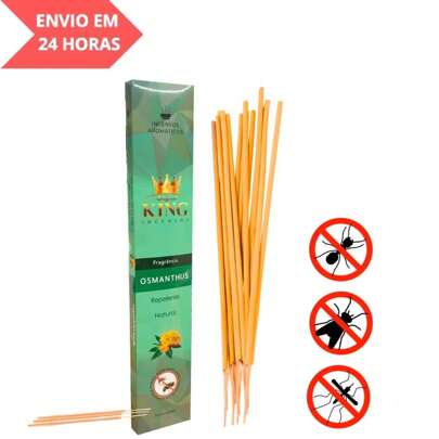 Repelente Natural em Incenso Aromático - Proteção Contra Insetos com 30 Unidades