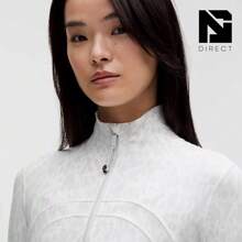 Lululemon Define Jacket Nulu Women's Lightweight, Full Zip Running Track Jacket-For Yoga Gym Running-Sweat-Wicking-Yoga-All Seasons Sport-Spring/Summer-Autumn/Winter-Mother's Day Gifts-Father's Day Gift - Contour Spot White Multi - 查看 4
