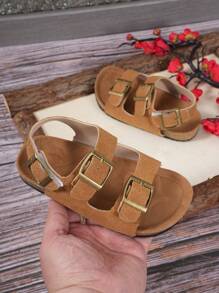 1 Pair Boys' Casual Fashionable Retro Summer Sandals