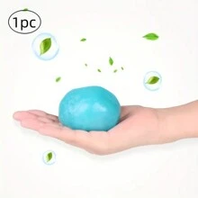 1pc Auto Interior Dust Catcher, Gel Cleaning Magic Dust Catcher, Glue Car Vent Computer Keyboard Dirt Cleaner, Auto Cleaning Gel Accessories, Cleaning Supplies Auto Accessories-Cleansing Gel-Cleaning Gel-Keyboard, Laptop - Blue - View 6