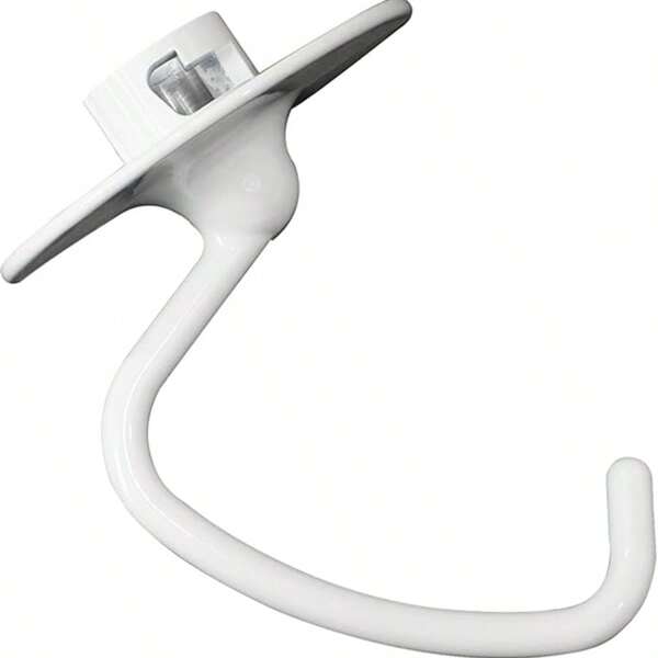 4,5/5 Liter Drahtquirl, beschichteter Haken, flacher beschichteter Rührer und flexibler Randschaber für KitchenAid Kippkopf-Standmixer, komplett aus Metall gegossener flacher Rührbesen mit flexiblen Silikonrändern und Schüsselabstreifer (eine Seite mit Silikon)