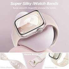 15 Pack Soft Silicone Bands Compatible With Apple Watch Band 40mm 46mm 41mm 38mm 45mm 44mm 42mm For Women Men,Waterproof Sport Bands Replacement Strap Wristbands ForSE Series 10 9 8 7 6 5 4 3 2