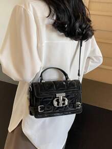 2025 New Fashionable Summer Crossbody Bag For Women, And Multi-Functional Small Square Handbag - Black - View 5