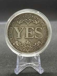 Yes Or No Lucky Coin Decision Making Commemorative Coin Double-Sided Badge Collectible Gift Halloween Coin - Multicolor - View 9