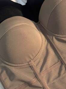 Ladies Have Steel-Rimmed Lingerie To Tuck In A Sexy Back Under A Bra - Coffee Brown - View 5
