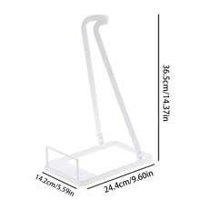 1pc Japanese-Style Simple Living Room Wall-Mounted Organizer No-Drill Rack For Vacuum Cleaner Storage - Multicolor - View 7