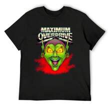 Maximum Overdrive Shirt T-Shirt Customs Summer Top Mens Designer Clothes - Black - View 1