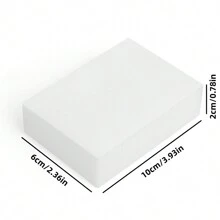 10pcs 1.5 Times Compressed Nano Sponge, Magic Wiping, Not Easy To Break, Multi Functional Household Cleaning Sponge Foam, Kitchen Dishwashing Sponge, Can Be Cut Into Any Size For Use - Suitable For Cleaning Cups, Bowls, Plates, Pans And Other Equipment To Be Cleaned - White - View 7