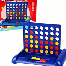 1 zestaw 3D przenośna gra planszowa 4-w-rzędzie i kółko i krzyżyk, gra stołowa, wieloosobowa, odpowiednia do rozrywki grupowej, może być prezentem