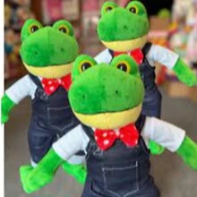 Rene Peluche Ranita Rana Saltarina de Rio del Campos Rhenne nuevo - Verde - Ver 1