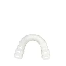 2 pezzi Apparecchi ortodontici dal colore naturale che aiutano a ottenere un sorriso perfetto, adatti per varie occasioni: per attività sociali, per diverse forme di denti, universali, facili da installare